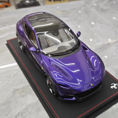 [BBR] 1:18 Ferrari 2022 Purosangue lila modellbil resin