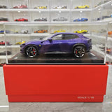 [BBR] 1:18 Ferrari 2022 Purosangue Purple Model Car Resin