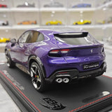 [BBR] 1:18 Ferrari 2022 Purosangue Purple Model Car Resin