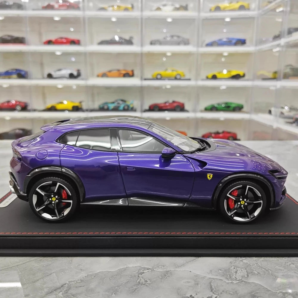 [BBR] 1:18 Ferrari 2022 Purosangue Purple Model Car Resin