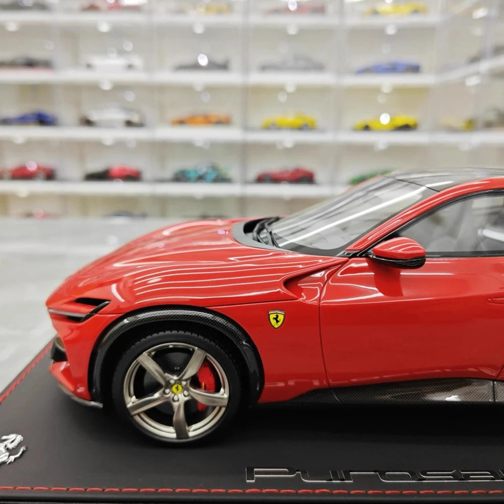 [BBR] 1:18 Ferrari 2022 Purosangue rosso modellino di auto resina