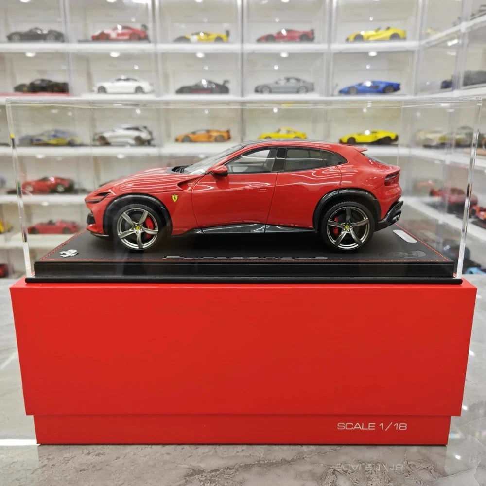 [BBR] 1:18 Ferrari 2022 Purosangue rosso modellino di auto resina