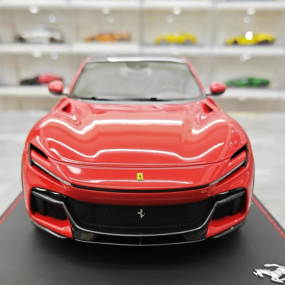 [BBR] 1:18 Ferrari 2022 Purosangue rosso modellino di auto resina
