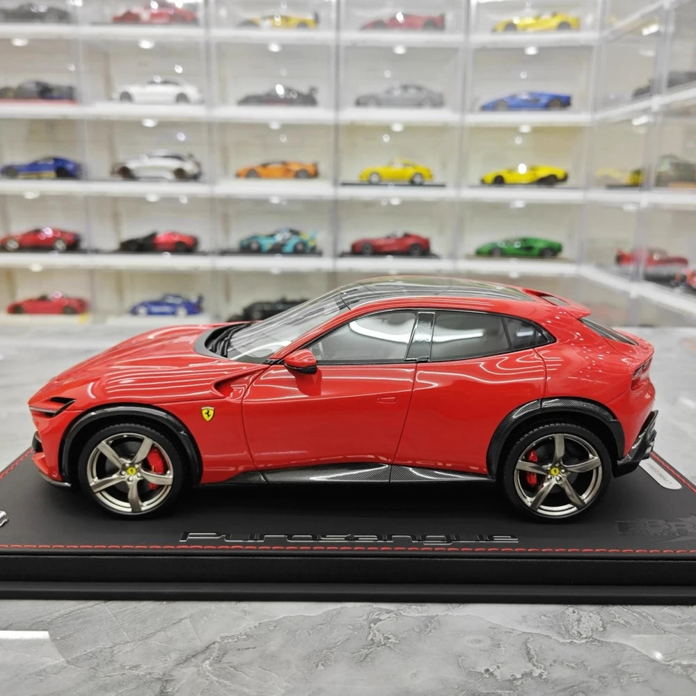 [BBR] 1:18 Ferrari 2022 Purosangue rosso modellino di auto resina