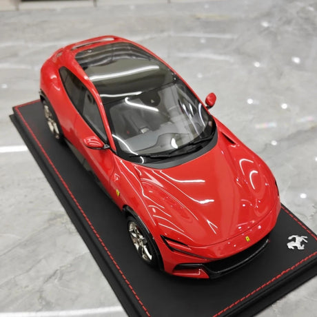 [BBR] 1:18 Ferrari 2022 Purosangue röd modellbil resin