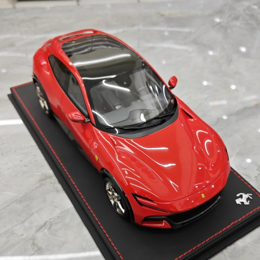 [BBR] 1:18 Ferrari 2022 Purosangue rosso modellino di auto resina