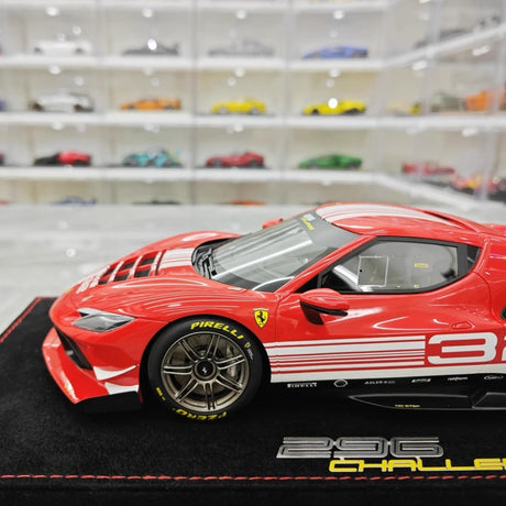 [BBR] 1:18 Ferrari 2023 296 Challenge Red No.32 Model Car Resin