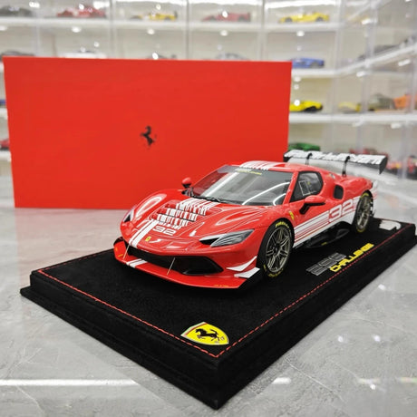 [BBR] 1:18 Ferrari 2023 296 Challenge Red No.32 Model Car Resin