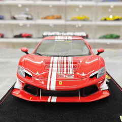 [BBR] 1:18 Ferrari 2023 296 Challenge Red No.32 Model Car Resin