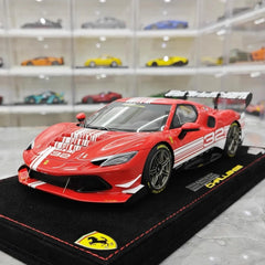 [BBR] 1:18 Ferrari 2023 296 Challenge Red No.32 Model Car Resin