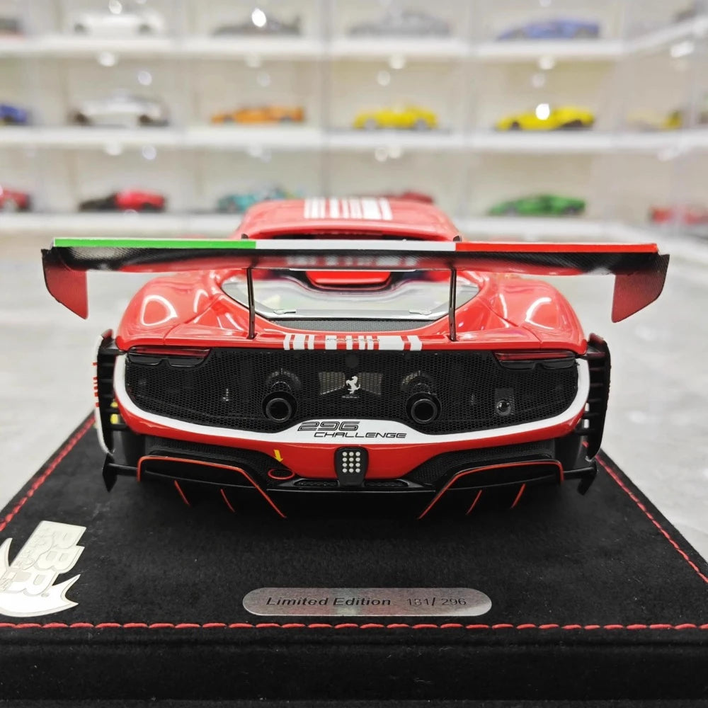 [BBR] 1:18 Ferrari 2023 296 Challenge Red No.32 Model Car Resin
