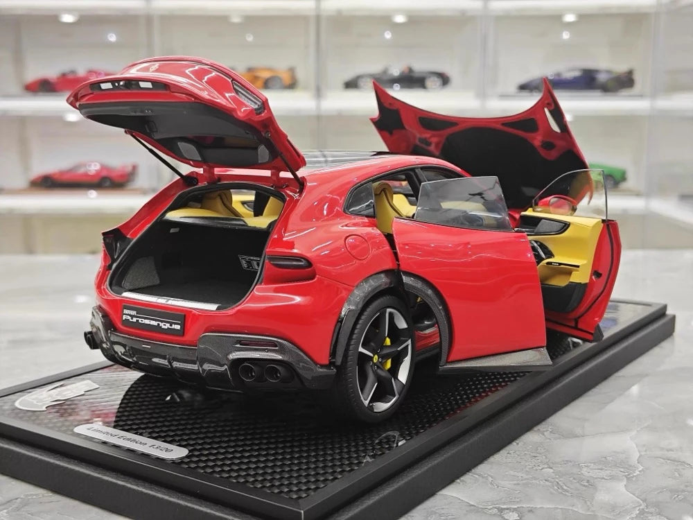 [BBR] 1:18 Ferrari 2023 Purosangue Red Model Car Die-Cast
