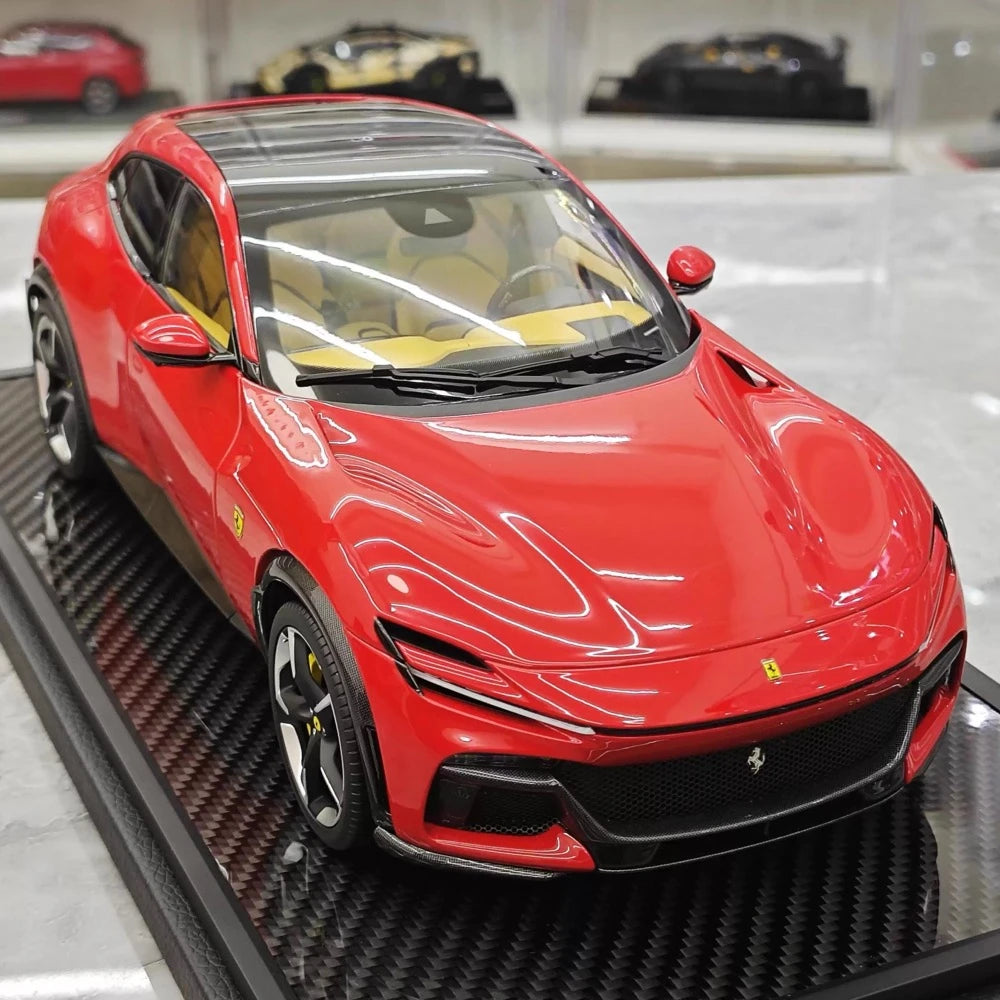 [BBR] 1:18 Ferrari 2023 Purosangue Red Model Car Die-Cast
