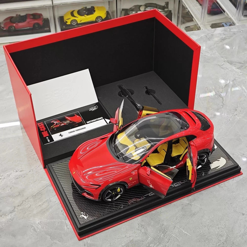 [BBR] 1:18 Ferrari 2023 Purosangue Red Model Car Die-Cast