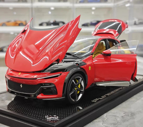 [BBR] 1:18 Ferrari 2023 Purosangue Red Model Car Die-Cast