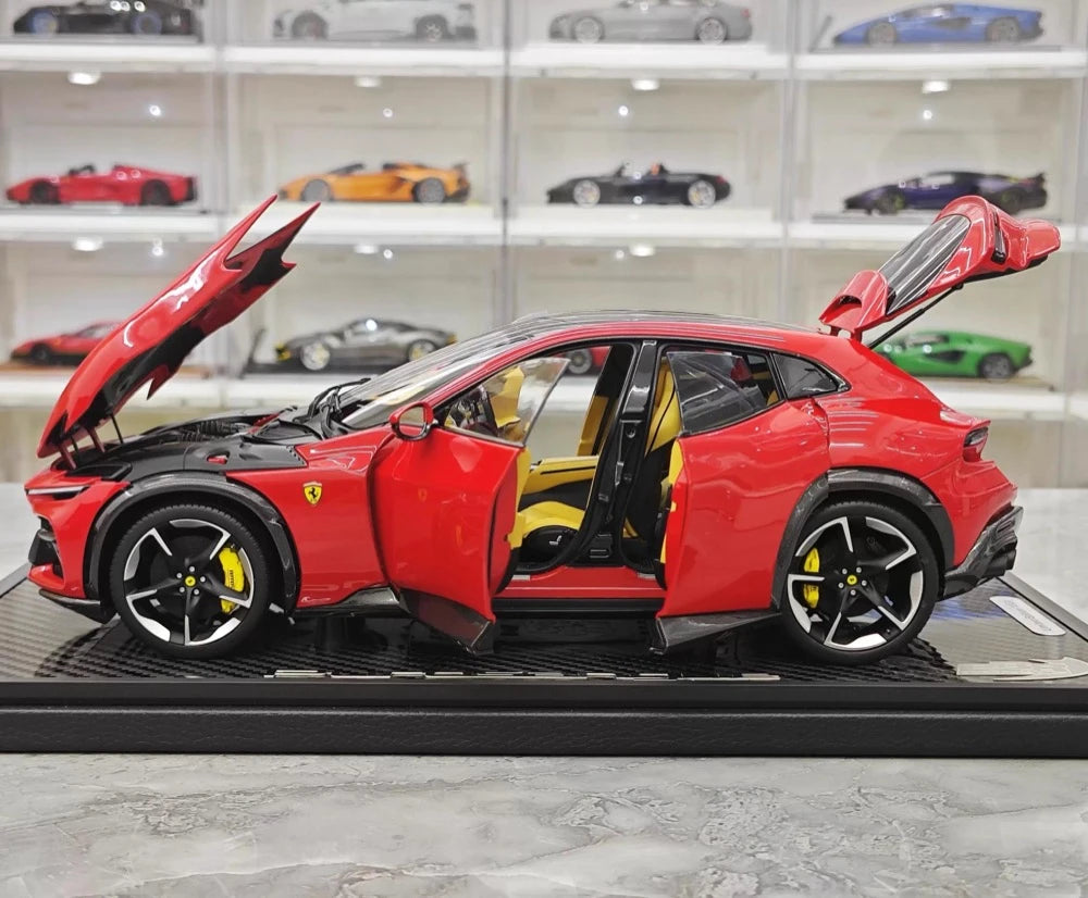 [BBR] 1:18 Ferrari 2023 Purosangue Red Model Car Die-Cast