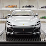 [BBR] 1:18 Ferrari 2023 Purosangue Silver Model Car Die-Cast