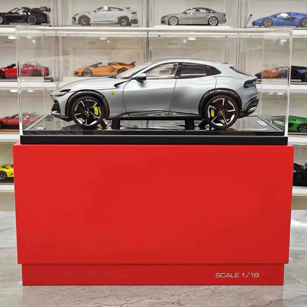 [BBR] 1:18 Ferrari 2023 Purosangue Silver Model Car Die-Cast