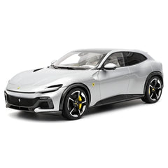 [BBR] 1:18 Ferrari 2023 Purosangue Silver Model Car Die-Cast