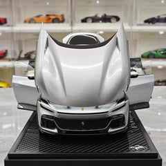 [BBR] 1:18 Ferrari 2023 Purosangue Silver Model Car Die-Cast