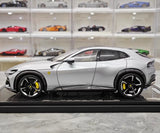 [BBR] 1:18 Ferrari 2023 Purosangue Silver Model Car Die-Cast