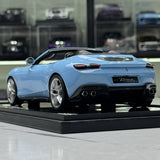 BBR Ferrari 2023 روما سبايدر أزورو لا بلاتا 1:18 – راتنج نموذجي قابل للجمع