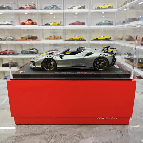 [BBR] 1:18 Ferrari 2023 SF90 XX Spider Gray Model Car Resin