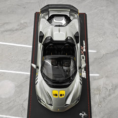 [BBR] 1:18 Ferrari 2023 SF90 XX Spider Gray Model Car Resin