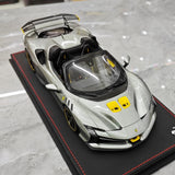 [BBR] 1:18 Ferrari 2023 SF90 XX Spider Gray Model Car Resin