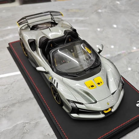 [BBR] 1:18 Ferrari 2023 SF90 XX Spider Gray Model Car Resin