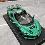 [BBR] 1:18 Ferrari 2023 SF90 XX Spider groen modelauto Hars