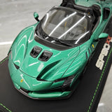 [BBR] 1:18 Ferrari 2023 SF90 XX Spider groen modelauto Hars