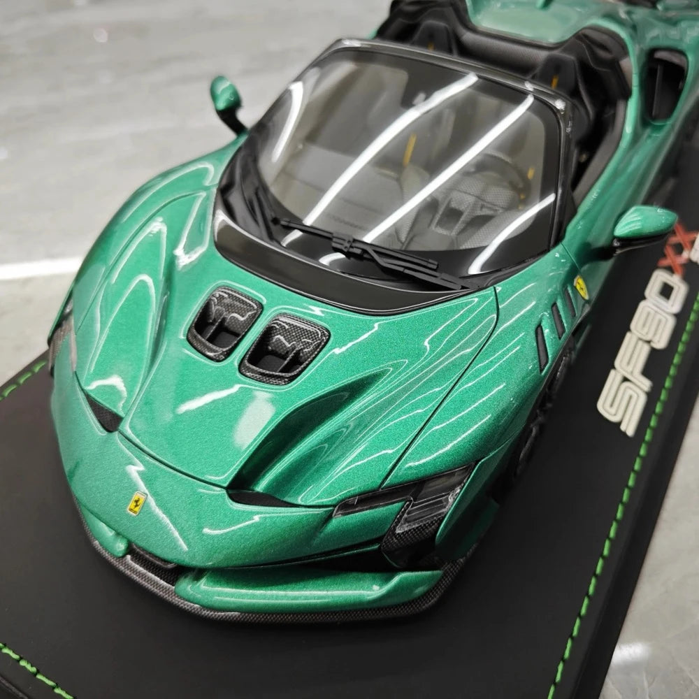 [BBR] 1:18 Ferrari 2023 SF90 XX Spider Green Model Car Resin