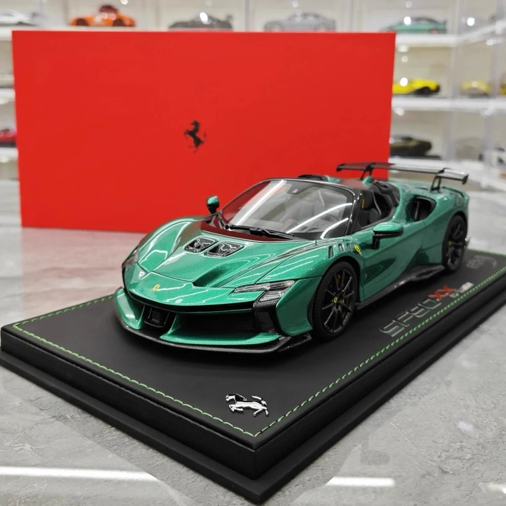 [BBR] 1:18 Ferrari 2023 SF90 XX Spider Green Model Car Resin