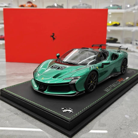 [BBR] 1:18 Ferrari 2023 SF90 XX Spider grön modellbil harts
