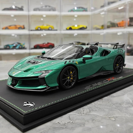 [BBR] 1:18 Ferrari 2023 SF90 XX Spider grön modellbil harts
