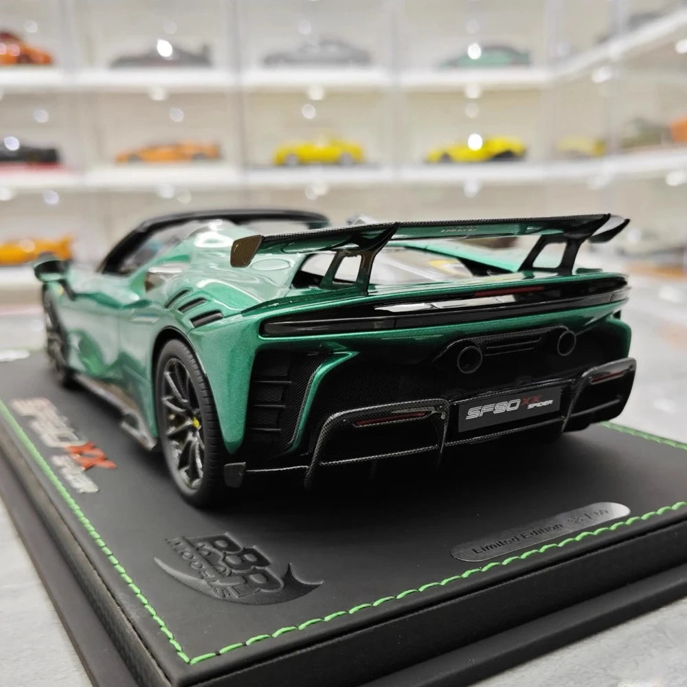 [BBR] 1:18 Ferrari 2023 SF90 XX Spider Green Model Car Resin