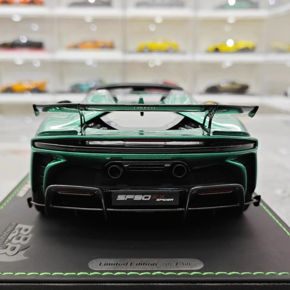 [BBR] 1:18 Ferrari 2023 SF90 XX Spider Green Model Car Resin