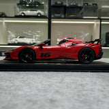 BBR Ferrari 2023 SF90 XX Spider Rosso Corsa 1:18 – Sammelobjekt-Resin-Modell-Resin