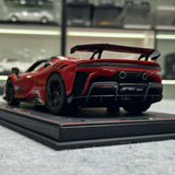 BBR Ferrari 2023 SF90 XX Spider Rosso Corsa 1:18 – Sammelobjekt-Resin-Modell-Resin