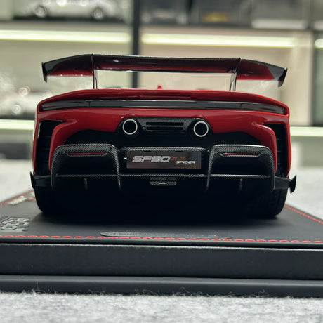 BBR Ferrari 2023 SF90 XX Spider Rosso Corsa 1:18 – Resina da collezione per modelli in resina