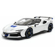 [BBR] 1:18 Ferrari 2023 SF90 XX Spider argento modellino di auto resina