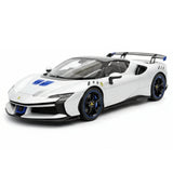 [BBR] 1:18 Ferrari 2023 SF90 XX Spider argento modellino di auto resina