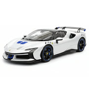 BBR Ferrari 2023 SF90 XX Spider Silber 1:18 – Sammler-Modellauto aus Resin