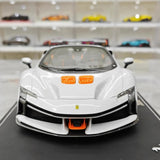 [BBR] 1:18 Ferrari 2023 SF90 XX Spider ホワイト モデルカー レジン