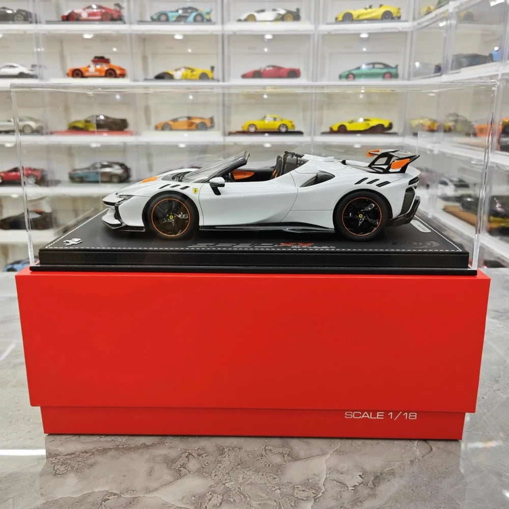 [BBR] 1:18 Ferrari 2023 SF90 XX Spider ホワイト モデルカー レジン