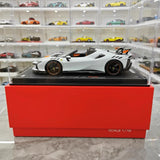 [BBR] 1:18 Ferrari 2023 SF90 XX Spider ホワイト モデルカー レジン