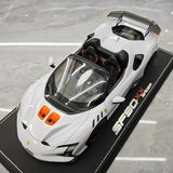 [BBR] 1:18 Ferrari 2023 SF90 XX Spider ホワイト モデルカー レジン