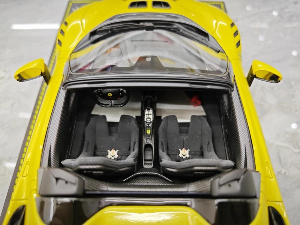 [BBR] 1:18 Ferrari 2023 SF90 XX Spider jaune voiture miniature Resin