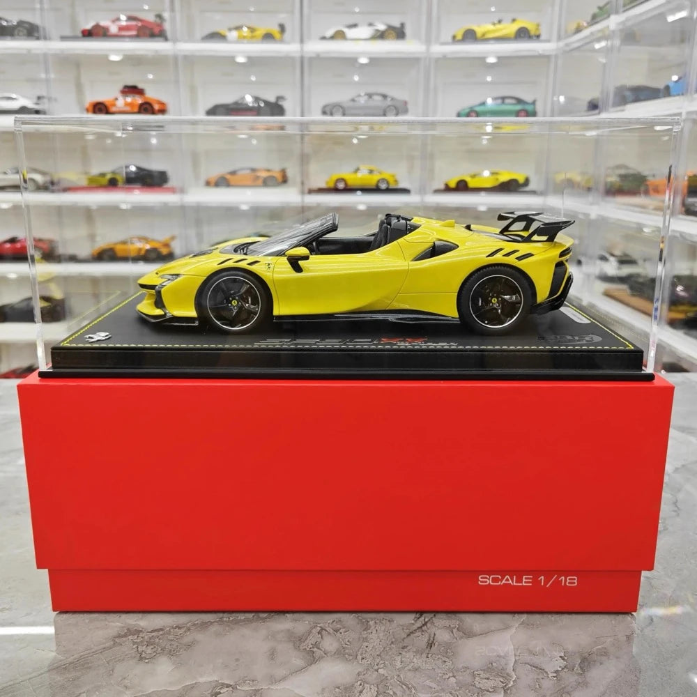 [BBR] 1:18 Ferrari 2023 SF90 XX Spider jaune voiture miniature Resin
